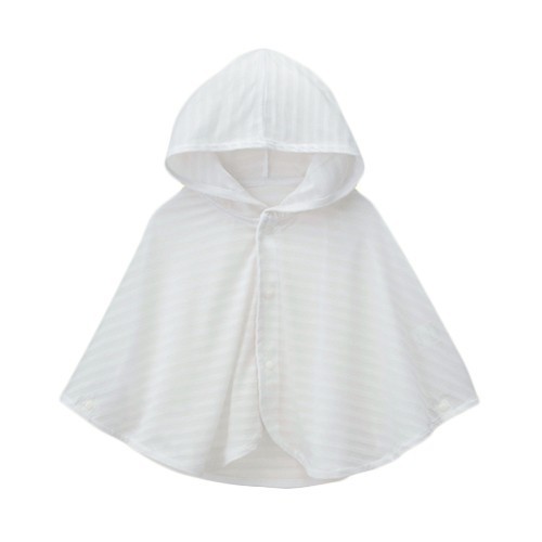 Benesse 輕薄防蚊蟲條紋斗篷