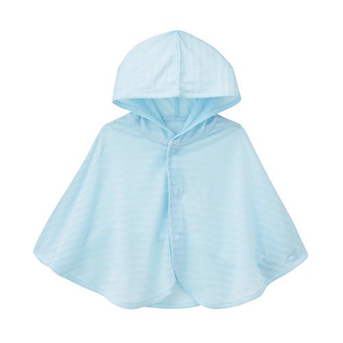 Benesse 輕薄防蚊蟲條紋斗篷