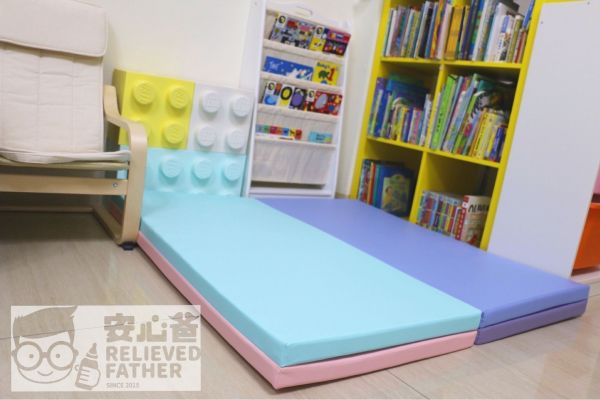 安心爸四折式地墊