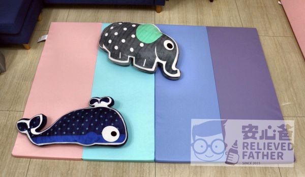 安心爸四折式地墊