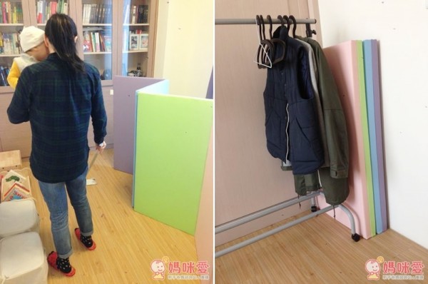 安心爸四折式地墊