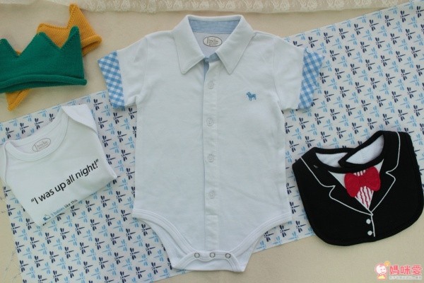 美國 Frenchie MC x Mustachifier 男寶超萌配件,圍兜, 連身衣, 造型奶嘴, 太陽眼鏡