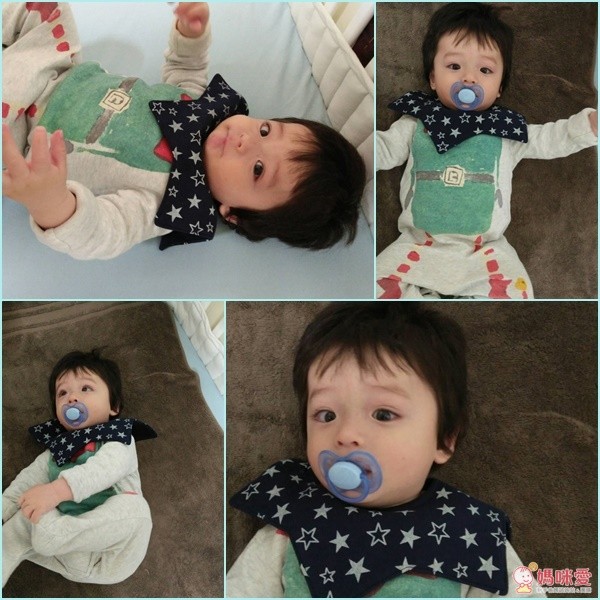 GITA basic 360 度圍兜兩件組