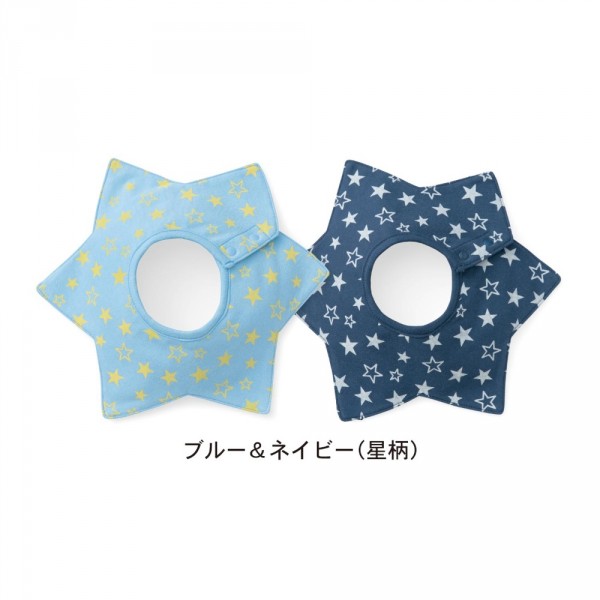 淺藍黃星x深藍白星