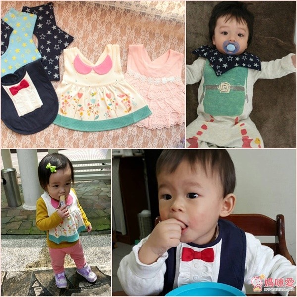 夏の新作❤日本千趣會春夏新款舒適造型圍兜