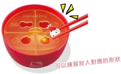 日本三麗鷗正版授權 筷子夾夾樂:凱蒂貓豆豆