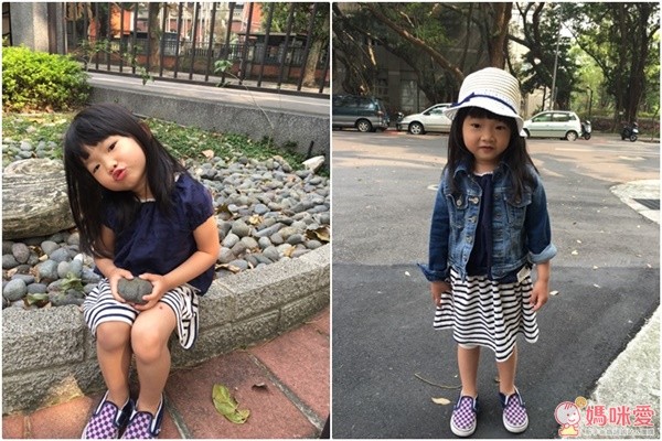 Lily ivory 假兩件條紋優雅棉質洋裝