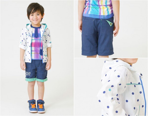 mother goose 棉質五分丈反折短褲