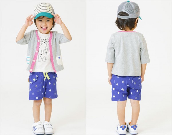 mother goose 小雨滴抽繩純棉短褲