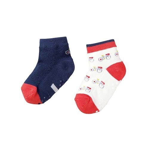 日本 Combi 防滑小童襪兩件組