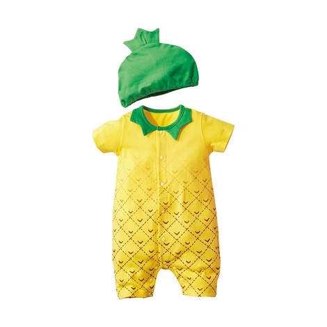 日本 Nissen 天竺棉附帽子造型連身衣