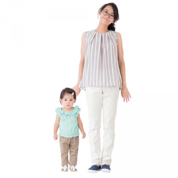 媽咪彈性休閒親子長褲