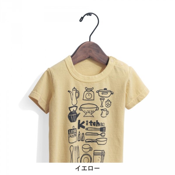 日本製天竺棉寶貝印刷短袖上衣