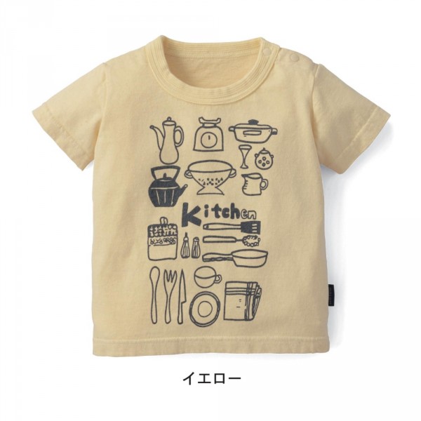 日本製天竺棉寶貝印刷短袖上衣