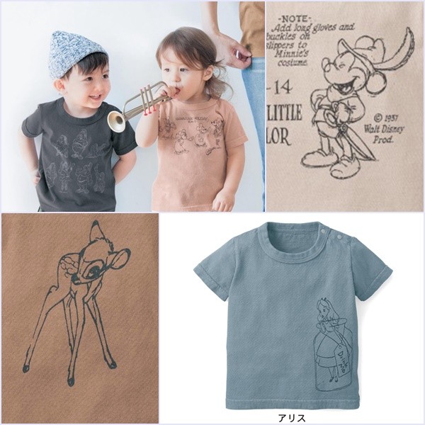 日本製天竺棉寶貝迪士尼短袖上衣