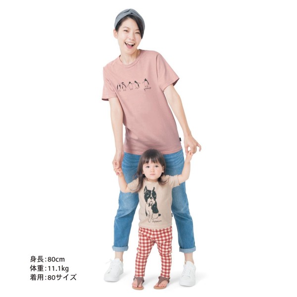 日本製天竺棉寶貝印刷短袖上衣