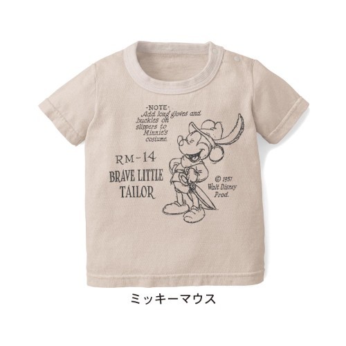 日本製天竺棉寶貝迪士尼短袖上衣 