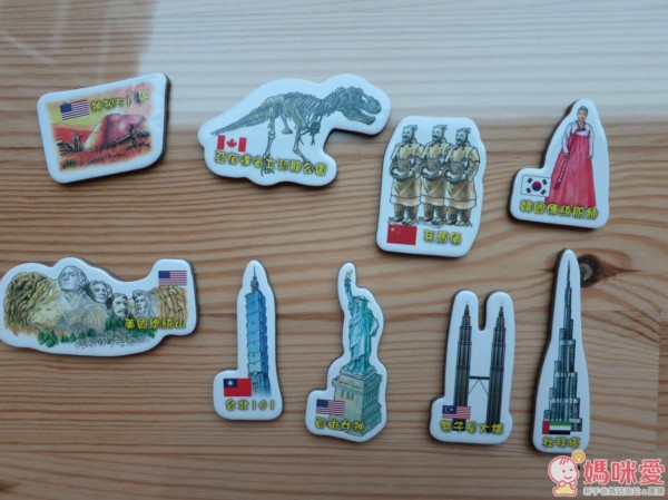 世界印象地圖磁鐵書(夜光版)