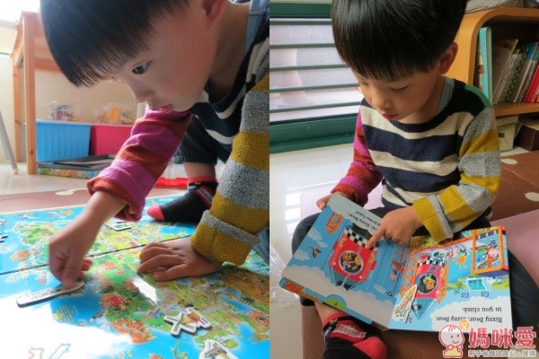 世界印象地圖磁鐵書(夜光版)