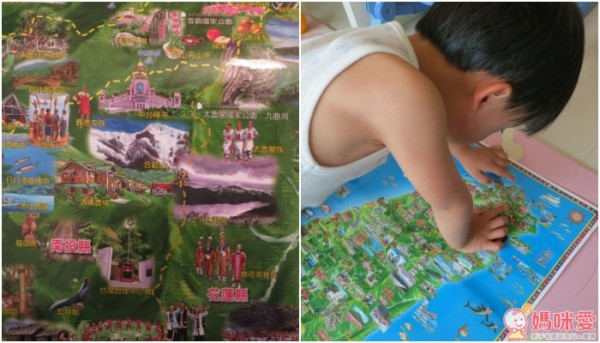 世界印象地圖磁鐵書(夜光版)