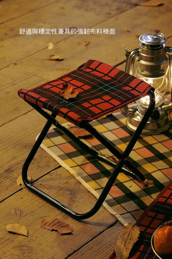 日本 BRUNO 格紋折凳