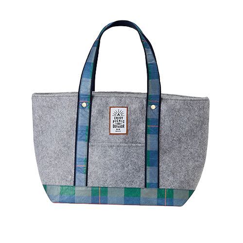  日本 BRUNO 格紋野托特包