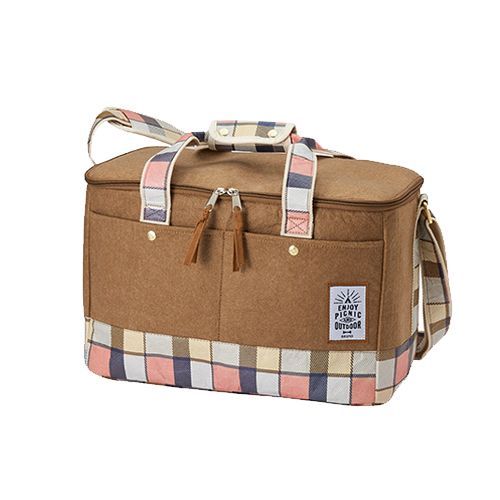 日本 BRUNO 格紋野餐袋