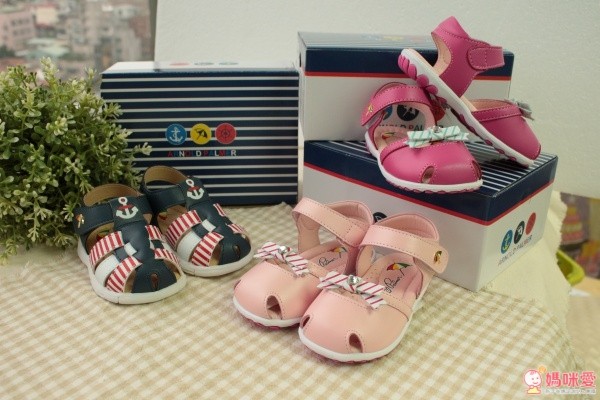 MIT 步步童鞋 閃燈鞋✖真皮涼鞋 