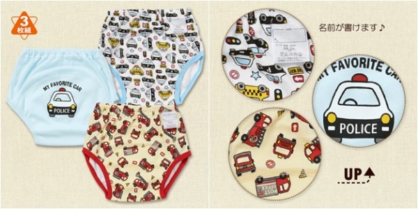 日本 ELFINDOLL:工作車三層學習褲三件組