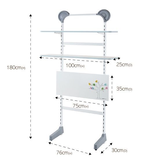 大將作配件：童話三抽櫃、收納書架、書房小幫手、EGO LED檯燈
