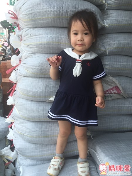 日本 PETIT CADEAU 短袖水手服包屁裙