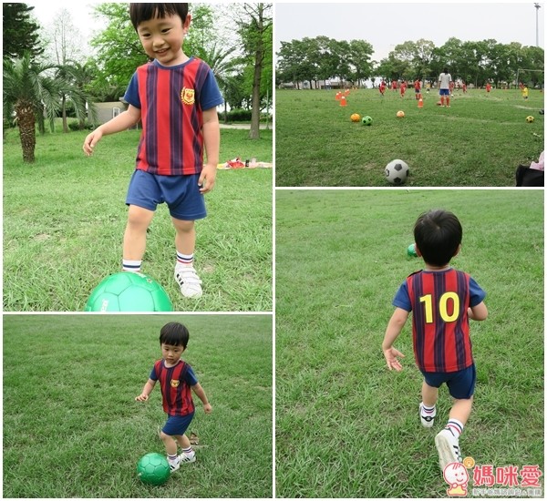 日本 PETIT CADEAU 足球制服短袖上衣&腹卷短褲