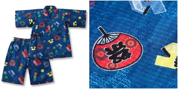 日本 Nissen 男寶純棉兩件式甚平