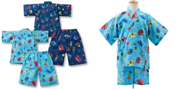 日本 Nissen 男寶純棉兩件式甚平