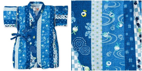 日本 Nissen 男寶純棉甚平連身衣