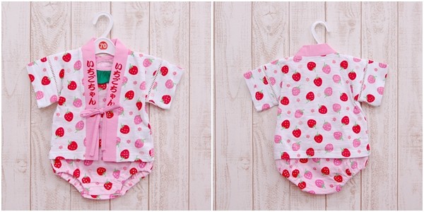 日本純棉露背包屁衣+罩衫