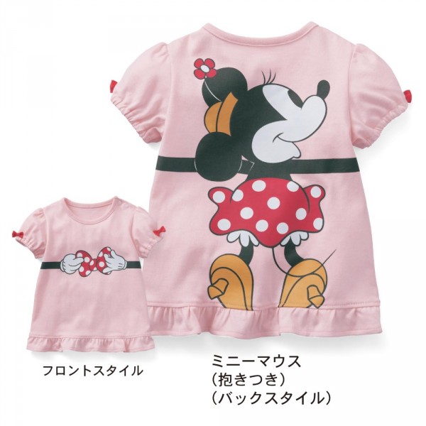 天竺棉蝴蝶結公主袖T恤