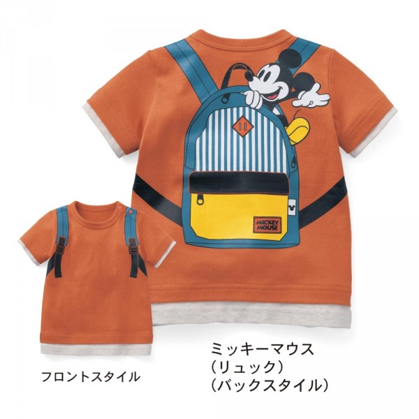 天竺棉印刷圖案假兩件短袖T恤