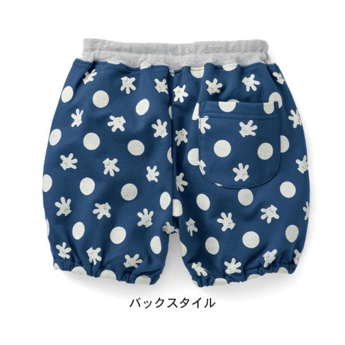 米奇手印×點點純棉短褲