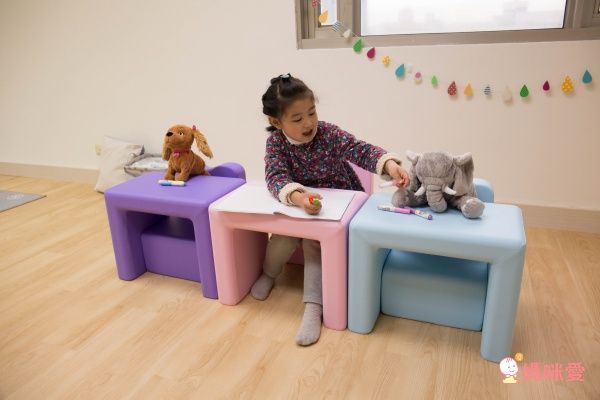 【韓國 IIZZ】益智積木沙發組/ 折疊沙發床♛ 孩子專屬的小王位