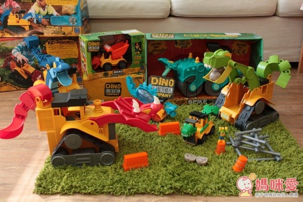 Dino Construction Company 恐龍工程車系列
