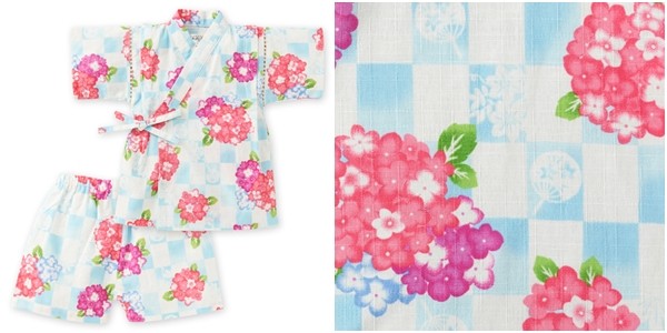 日本 Nissen 女寶純棉兩件式甚平