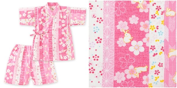 日本 Nissen 女寶純棉兩件式甚平