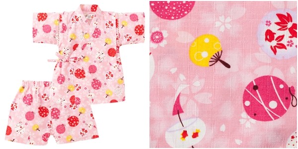 日本 Nissen 女寶純棉兩件式甚平