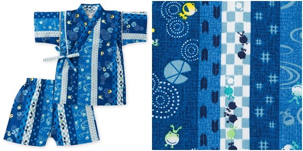 日本 Nissen 男寶純棉兩件式甚平