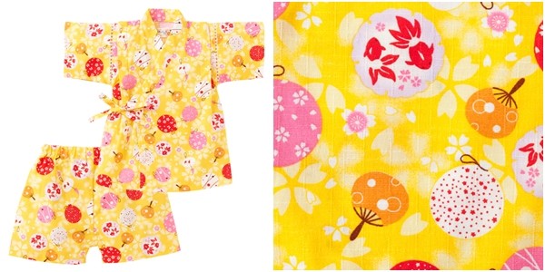 日本 Nissen 女寶純棉兩件式甚平