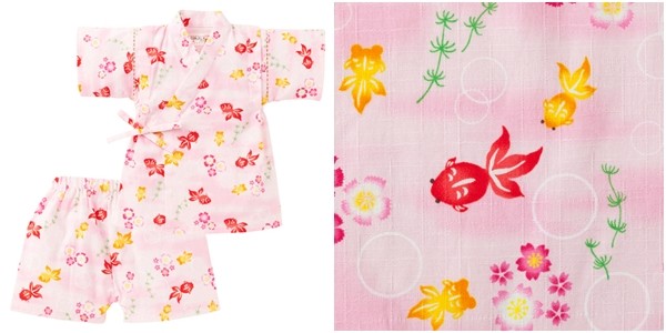 日本 Nissen 女寶純棉兩件式甚平