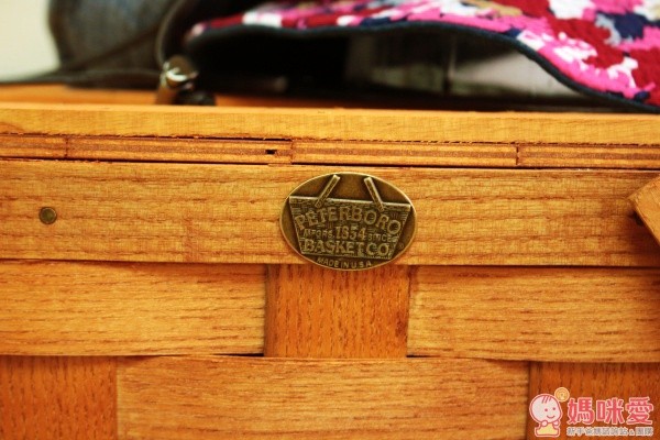 美國 Peterboro Basket 木製手工野餐籃