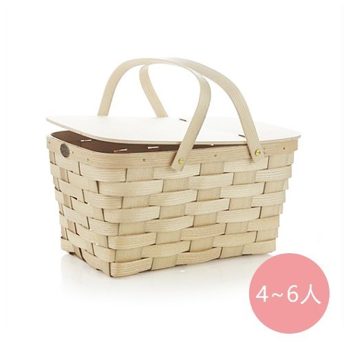 甜蜜家庭側掀式野餐籃 （4~6 人）