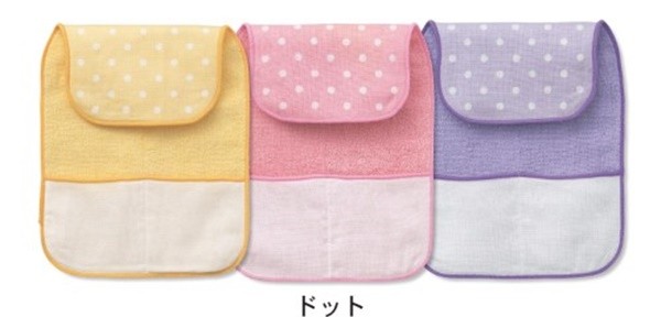 日本千趣會:純棉四角領吸汗巾三件組
